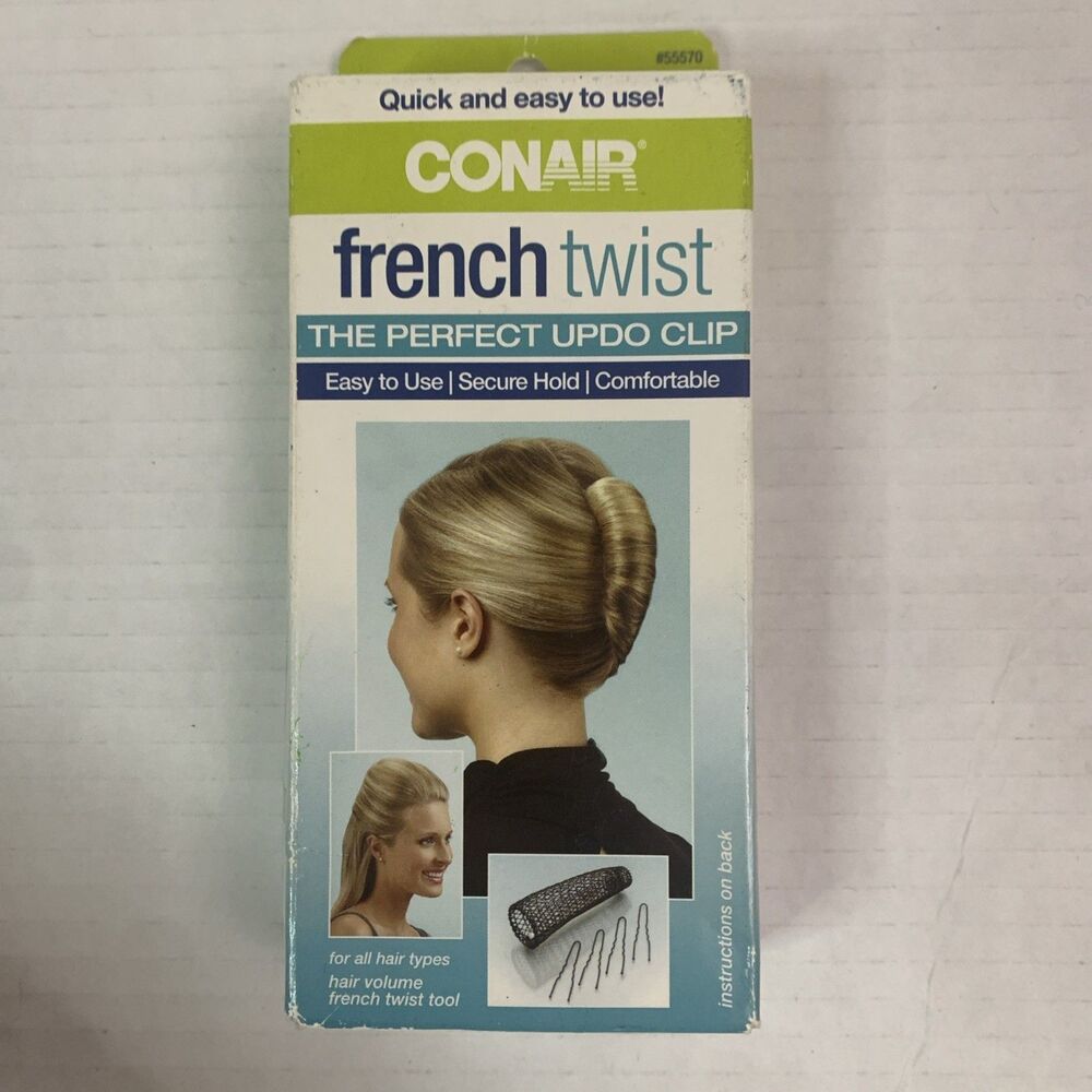 Conair French Twist "The Perfect UpDo" Clip Easy Secure #55570  BNOW